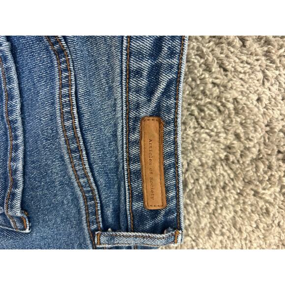 Articles of Society Jeans Size 26 Distressed Frayed edges - Picture 5 of 6